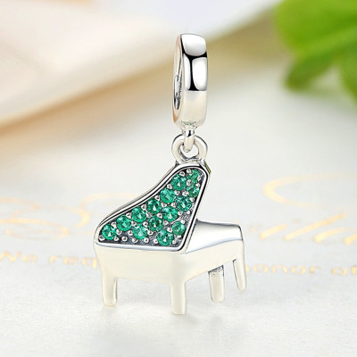 Zawieszka zielony fortepian