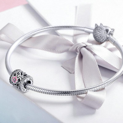 Charms beczka cyrkonie