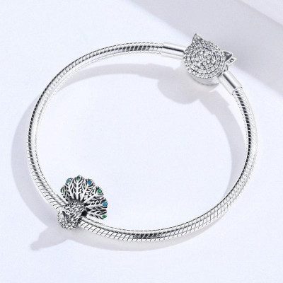 Charms Paw Szlachetny Blask – Srebro 925, Cyrkonie