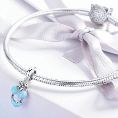 Zawieszka Bikini z Cyrkoniami – Srebro 925, Emalia