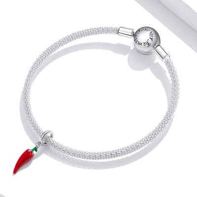 Zawieszka Papryczka Chili – Srebro 925 Emalia