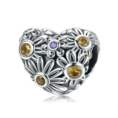 Charms Serce stokrotka