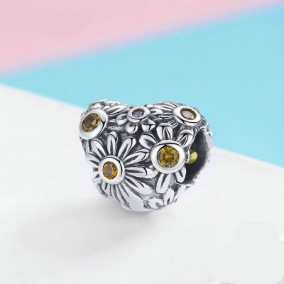 Charms Serce stokrotka