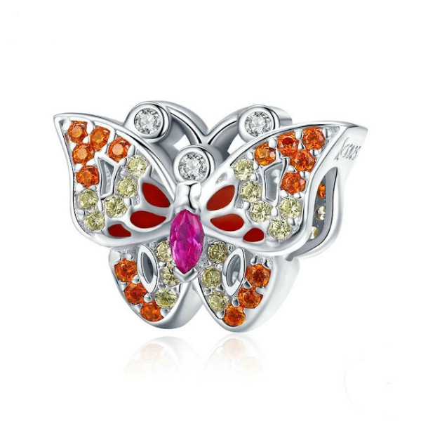 Charms motyl z cyrkoniami